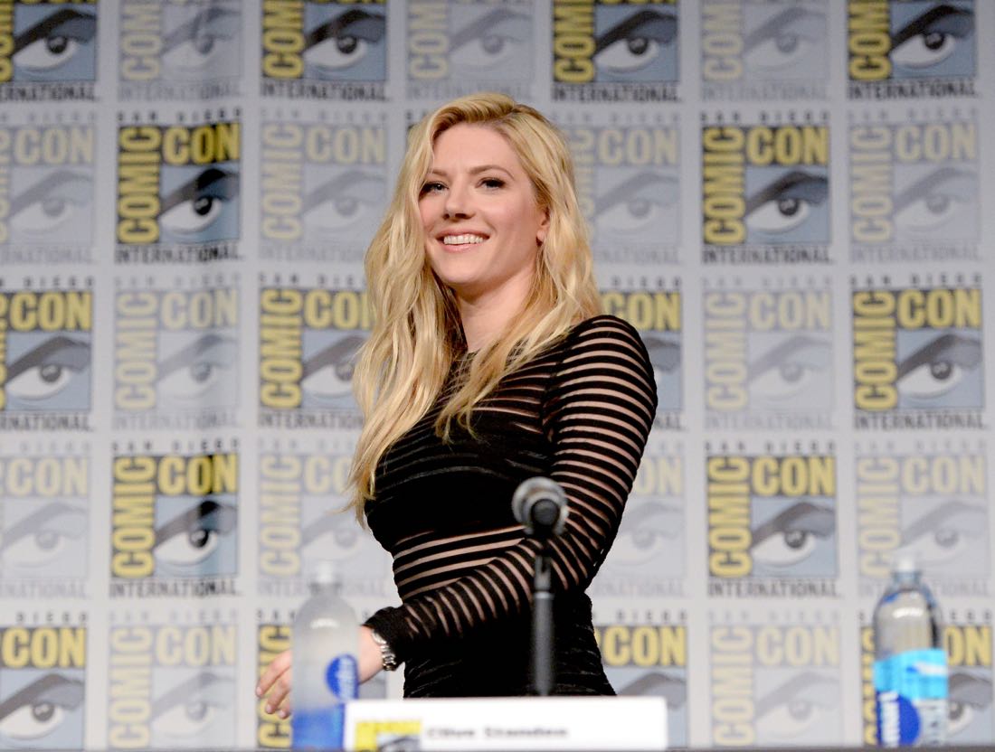 SAN DIEGO, CA - JULY 22: Actress Katheryn Winnick attends the "Vikings" panel during Comic-Con International 2016 at San Diego Convention Center on July 22, 2016 in San Diego, California. (Photo by Charley Gallay/Getty Images for HISTORY )
