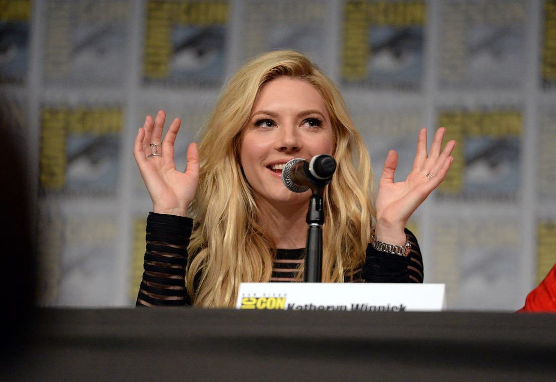 SAN DIEGO, CA - JULY 22: Actress Katheryn Winnick attends the "Vikings" panel during Comic-Con International 2016 at San Diego Convention Center on July 22, 2016 in San Diego, California. (Photo by Charley Gallay/Getty Images for HISTORY )