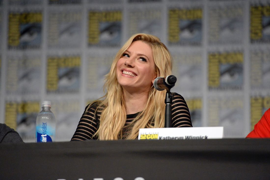 SAN DIEGO, CA - JULY 22: Actress Katheryn Winnick attends the "Vikings" panel during Comic-Con International 2016 at San Diego Convention Center on July 22, 2016 in San Diego, California. (Photo by Charley Gallay/Getty Images for HISTORY )