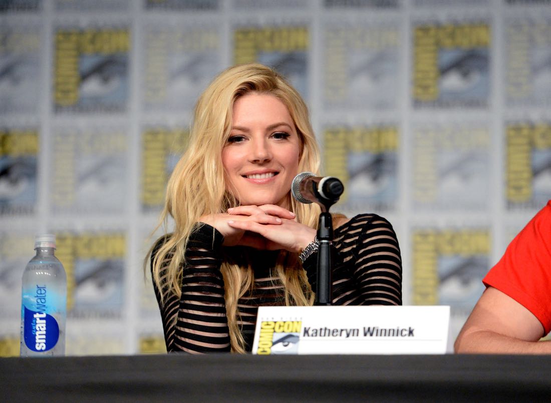 SAN DIEGO, CA - JULY 22: Actress Katheryn Winnick attends the "Vikings" panel during Comic-Con International 2016 at San Diego Convention Center on July 22, 2016 in San Diego, California. (Photo by Charley Gallay/Getty Images for HISTORY )