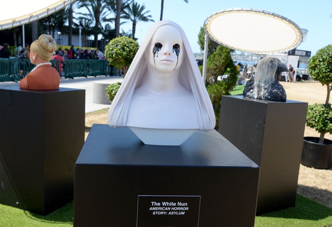 SAN DIEGO, CA - JULY 21: A wax figure of The White Nun is seen on display at FXhibition during Comic-Con International 2016 at Hilton Bayfront on July 21, 2016 in San Diego, California. (Photo by Michael Kovac/Getty Images for FX)
