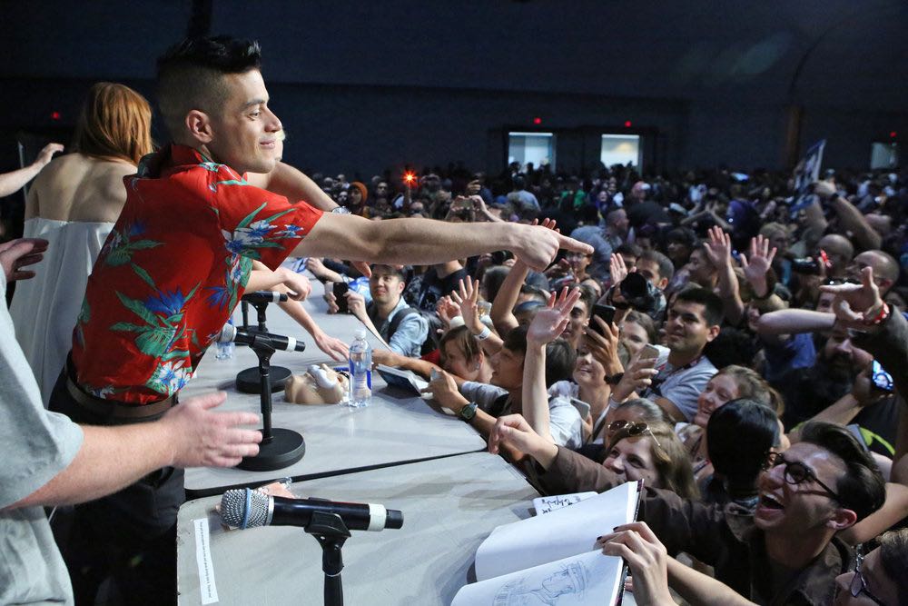 COMIC-CON INTERNATIONAL: SAN DIEGO -- "Mr. Robot Panel" -- Pictured: Rami Malek -- (Photo by: Evans Vestal Ward/USA Network)