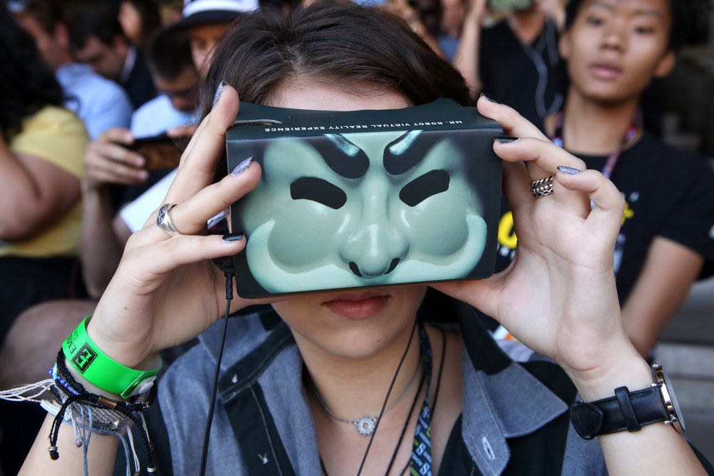 COMIC-CON INTERNATIONAL: SAN DIEGO -- "Mr. Robot Petco Park Stunt" -- Pictured: Atmosphere -- (Photo by: Evans Vestal Ward/USA Network)