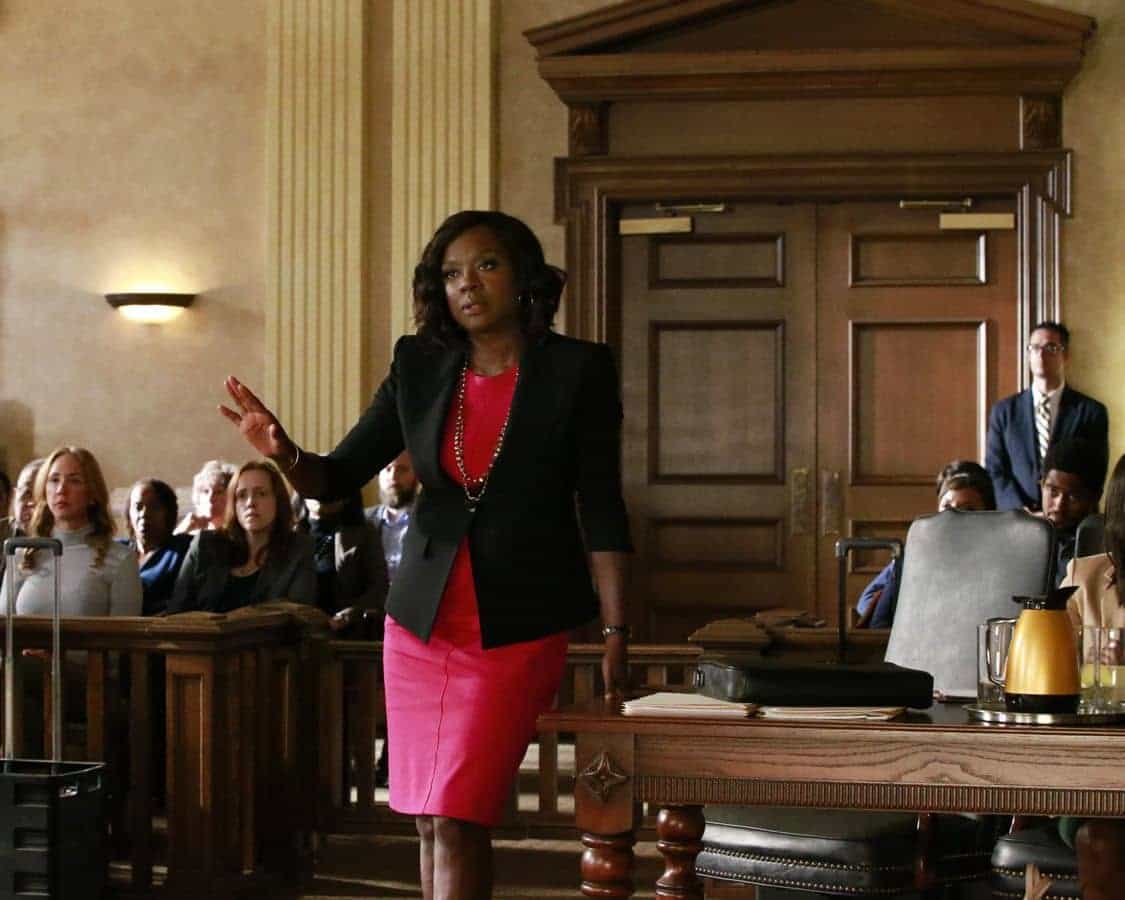 HOW TO GET AWAY WITH MURDER - "Always Bet Black" - Annalise presents her class with a high-profile murder case that pushes even the Keating 5's morals, while Laurel makes a shocking discovery through an unlikely source, on "How to Get Away with Murder," THURSDAY, OCTOBER 6 (10:00-11:00 p.m. EDT), on the ABC Television Network. (ABC/Mitch Haaseth) VIOLA DAVIS