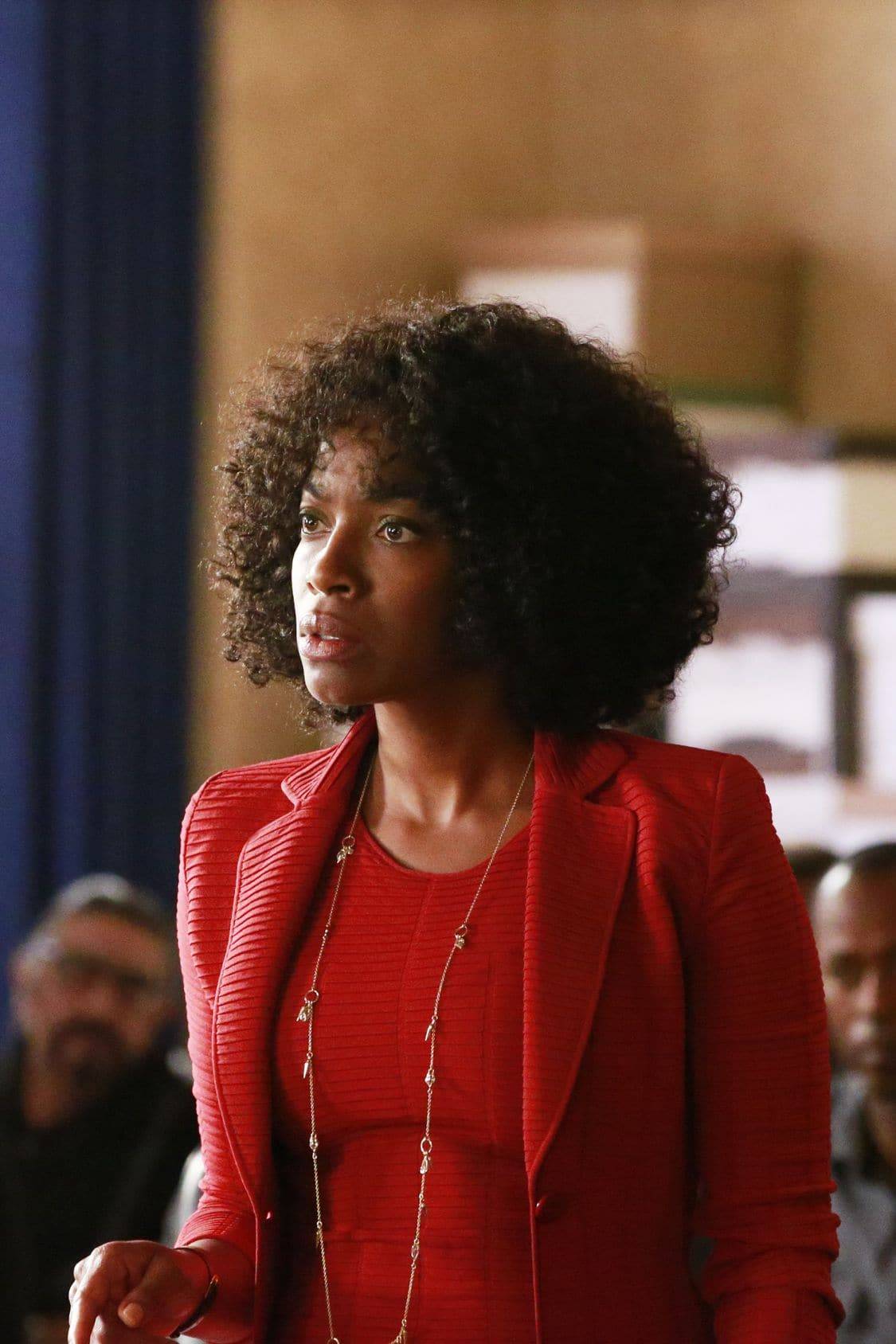 HOW TO GET AWAY WITH MURDER - "Always Bet Black" - Annalise presents her class with a high-profile murder case that pushes even the Keating 5's morals, while Laurel makes a shocking discovery through an unlikely source, on "How to Get Away with Murder," THURSDAY, OCTOBER 6 (10:00-11:00 p.m. EDT), on the ABC Television Network. (ABC/Mitch Haaseth) MILUANA JACKSON
