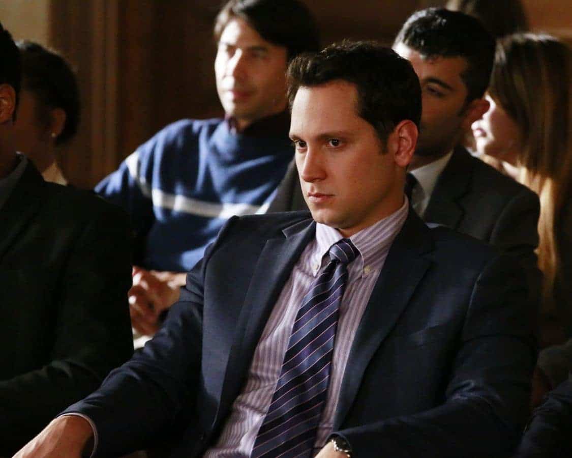 HOW TO GET AWAY WITH MURDER - "Always Bet Black" - Annalise presents her class with a high-profile murder case that pushes even the Keating 5's morals, while Laurel makes a shocking discovery through an unlikely source, on "How to Get Away with Murder," THURSDAY, OCTOBER 6 (10:00-11:00 p.m. EDT), on the ABC Television Network. (ABC/Mitch Haaseth) MATT MCGORRY