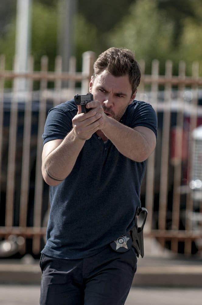 CHICAGO P.D. -- "All Cylinders Firing" Episode 403 -- Pictured: Patrick John Flueger as Adam Ruzek -- (Photo by: Matt Dinerstein/NBC)