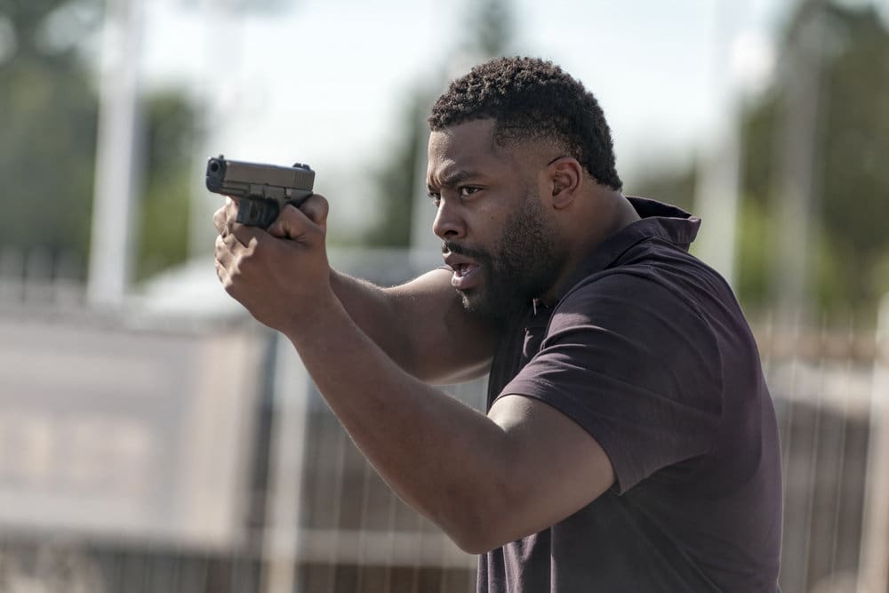 CHICAGO P.D. -- "All Cylinders Firing" Episode 403 -- Pictured: LaRoyce Hawkins as Kevin Atwater -- (Photo by: Matt Dinerstein/NBC)