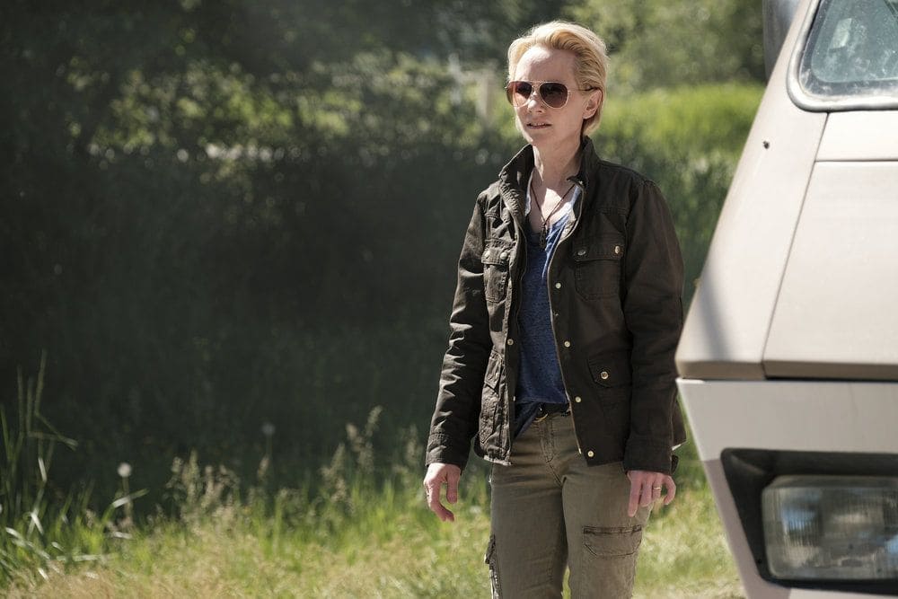 AFTERMATH -- "RVL 6768" Episode 101 -- Pictured: Anne Heche as Karen Copeland -- (Photo by: Eike Schroter/Aftermath ULC/Syfy)