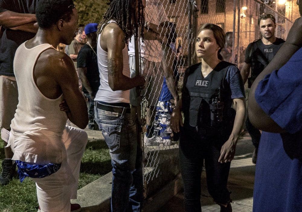 CHICAGO P.D.  -- "Made a Wrong Turn" Episode 402 -- Pictured: Sophia Bush as Erin Lindsay -- (Photo by: Matt Dinerstein/NBC)