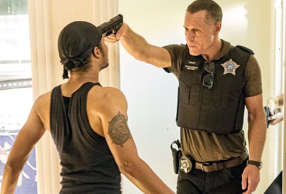 CHICAGO P.D.  -- "Made a Wrong Turn" Episode 402 -- Pictured: Jason Beghe as Hank Voight -- (Photo by: Matt Dinerstein/NBC)