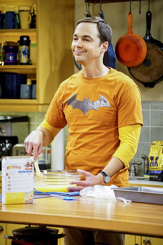 "The Military Miniaturization" -- Pictured: Sheldon Cooper (Jim Parsons). Colonel Williams (Dean Norris), an Air Force representative from the Department of Material Command sits down to talk with Wolowitz, on THE BIG BANG THEORY, Monday, Sept. 26 (8:00-8:30, ET/PT), on the CBS Television Network. Photo: Sonja FlemmingCBS ÃÂ©2016 CBS Broadcasting, Inc. All Rights Reserved.