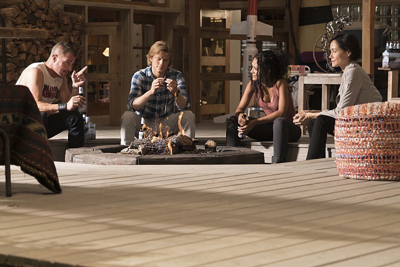 MACGYVER, a reimagining of the classic series, is an action-adventure drama about 20-something Angus "Mac" MacGyver, who creates a clandestine organization within the U.S. government where he uses his extraordinary talent for unconventional problem solving and vast scientific knowledge to save lives. It premieres Friday, Sept. 23 (8:00-9:00 PM, ET/PT) on the CBS Television Network. Pictured: George Eads, Lucas Till, Tristin Mays, Sandrine Holt. Photo: Annette Brown/CBS ÃÂ©2016 CBS Broadcasting, Inc. All Rights Reserved