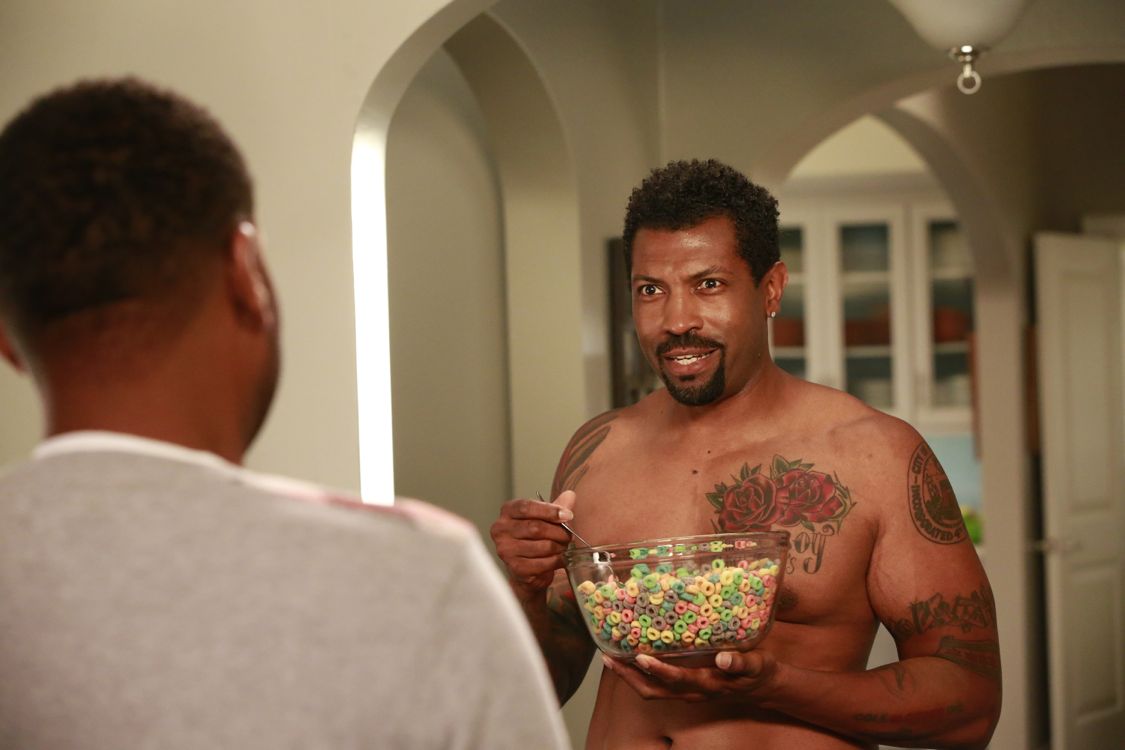 BLACK-ISH - "God" - When Dre discovers that Zoey is questioning her belief in God, he undergoes a crisis of faith and leans on family members and coworkers for their input. Meanwhile, Bow's brother Johan comes to stay with The Johnsons after living abroad and becomes an instant thorn in Dre's side, on "black-ish," WEDNESDAY, SEPTEMBER 28 (9:31-10:00 p.m. EDT), on the ABC Television Network." (ABC/Mitch Haaseth) DEON COLE