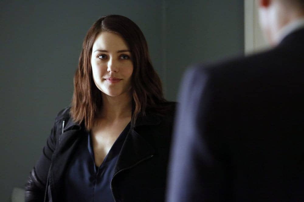 THE BLACKLIST Season 4 Episode 6 Photos The Thrushes: #53 5 THE BLACKLIST-- "The Thrushes: #53" Episode 406 -- Pictured: Megan Boone as Elizabeth Keen -- (Photo by: Will Hart/NBC)
