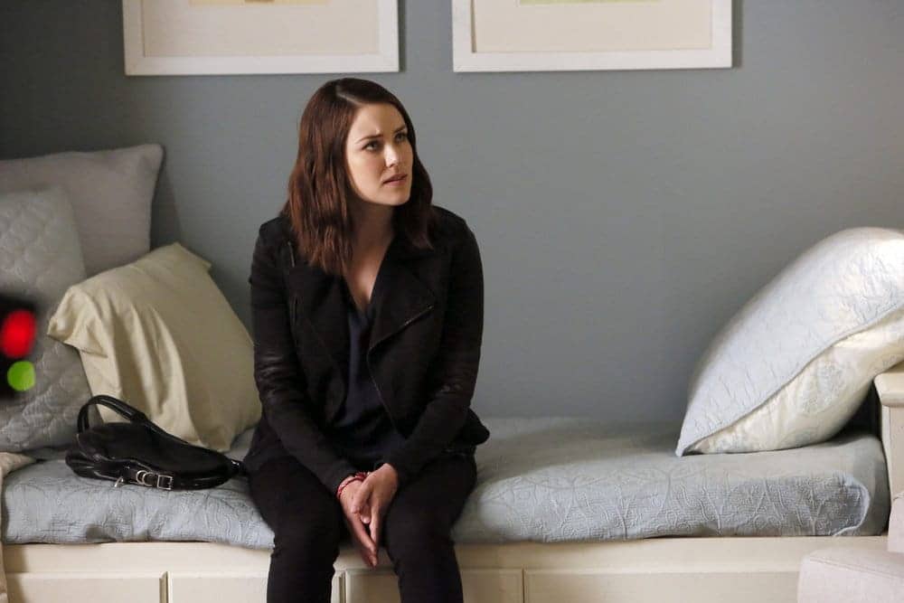 THE BLACKLIST Season 4 Episode 6 Photos The Thrushes: #53 3 THE BLACKLIST-- "The Thrushes: #53" Episode 406 -- Pictured: Megan Boone as Elizabeth Keen -- (Photo by: Will Hart/NBC)