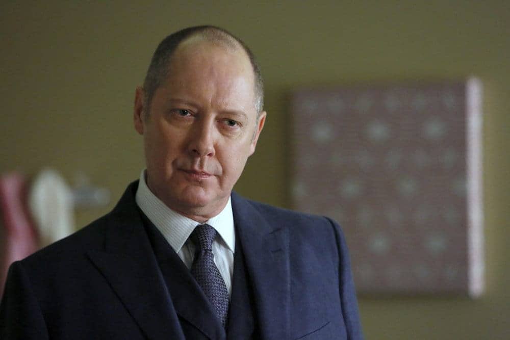 THE BLACKLIST Season 4 Episode 6 Photos The Thrushes: #53 2 THE BLACKLIST-- "The Thrushes: #53" Episode 406 -- Pictured: James Spader as Raymond "Red" Reddington -- (Photo by: Will Hart/NBC)