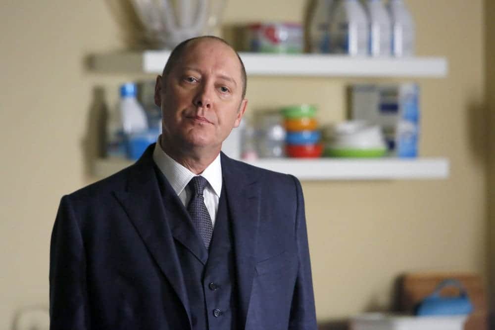 THE BLACKLIST-- "The Thrushes: #53" Episode 406 -- Pictured: James Spader as Raymond "Red" Reddington -- (Photo by: Will Hart/NBC) THE BLACKLIST-- "The Thrushes: #53" Episode 406 -- Pictured: James Spader as Raymond "Red" Reddington -- (Photo by: Will Hart/NBC)