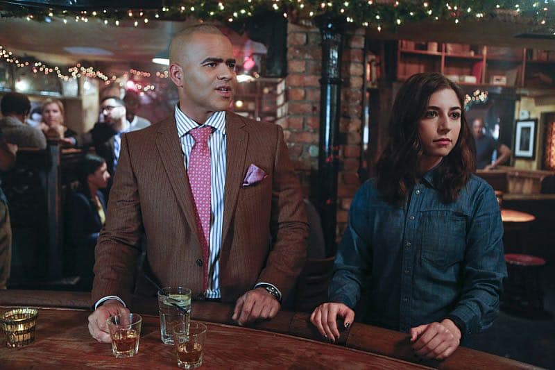 "Just Tell the Truth"--Bull turns down a major pay day for his company in order to assist a cook accused of murdering his socialite fiancÃÂ© when he realizes the man's confession to the crime was coerced by the police. Also when Marissa, Cable and Danny find out Chunk is going on a date with a man he doesn't know well, they try to convince him to use their collective skills to investigate him beforehand, on BULL, Tuesday, Oct. 25 (9:00-10:00 PM, ET/PT) on the CBS Television Network. Pictured L-R: Chris Jackson as Chunk Palmer and Annabelle Attanasio as Cable McCrory Photo: Craig Blankenhorn/CBS ÃÂ©2016CBS Broadcasting, Inc. All Rights Reserved