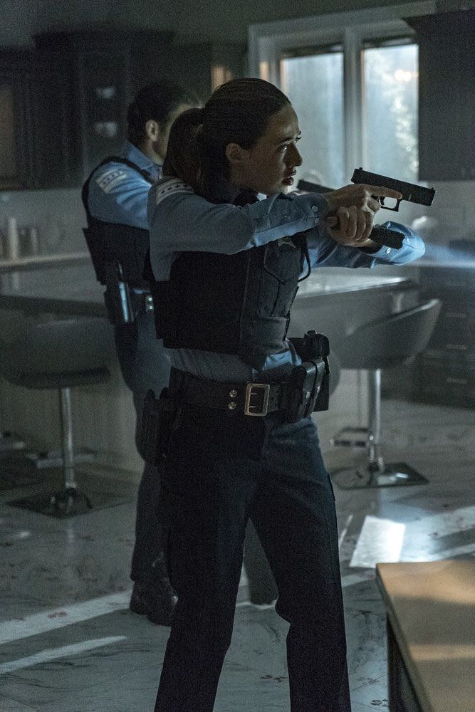 CHICAGO P.D. -- "Skin in the Game" Episode 406 -- Pictured: Marina Squerciati as Kim Burgess -- (Photo by: Matt Dinerstein/NBC)