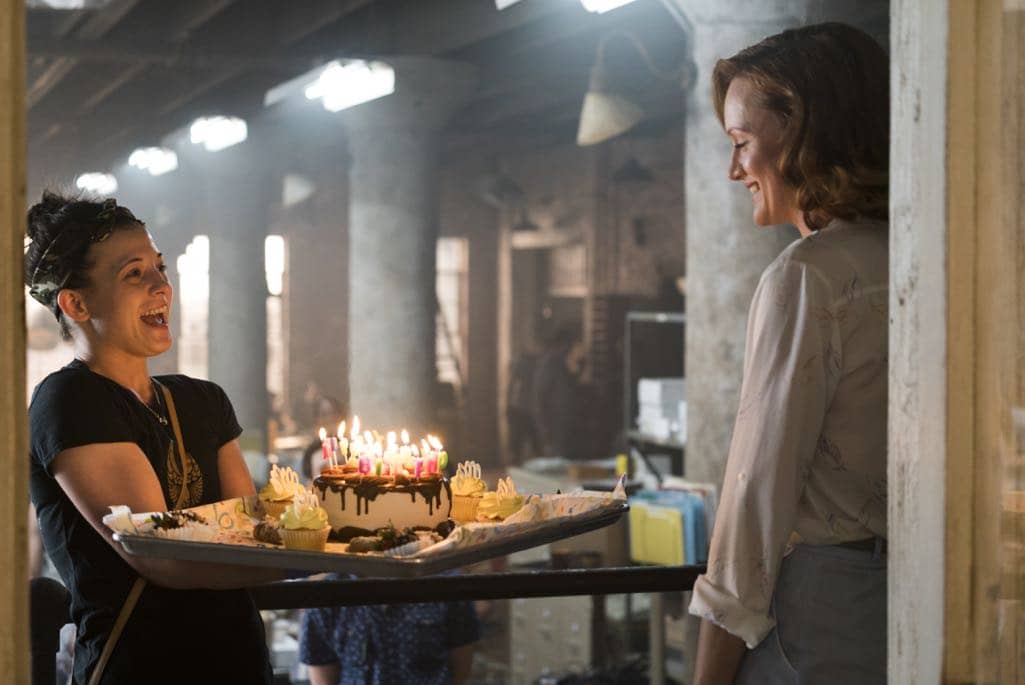 BTS, Kerry Bishe as Donna Clark - Halt and Catch Fire _ Season 3, Episode 5  - Photo Credit: Tina Rowden/AMC