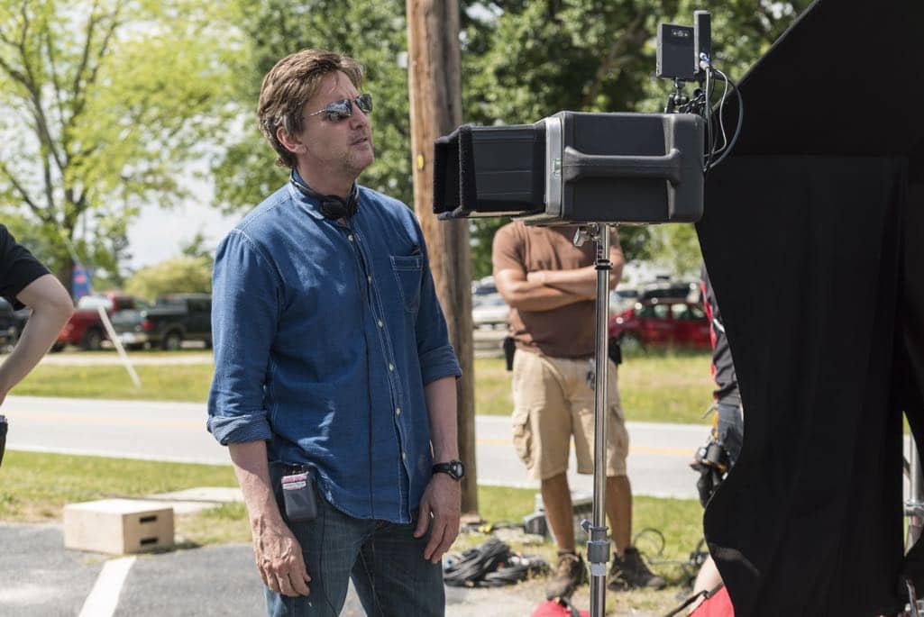 BTS, Director Andrew McCarthy - Halt and Catch Fire _ Season 3, Episode 5  - Photo Credit: Tina Rowden/AMC