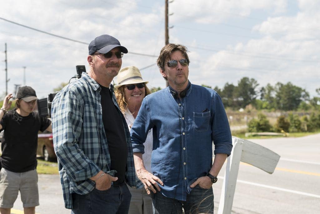 BTS, Director Andrew McCarthy - Halt and Catch Fire _ Season 3, Episode 5  - Photo Credit: Tina Rowden/AMC