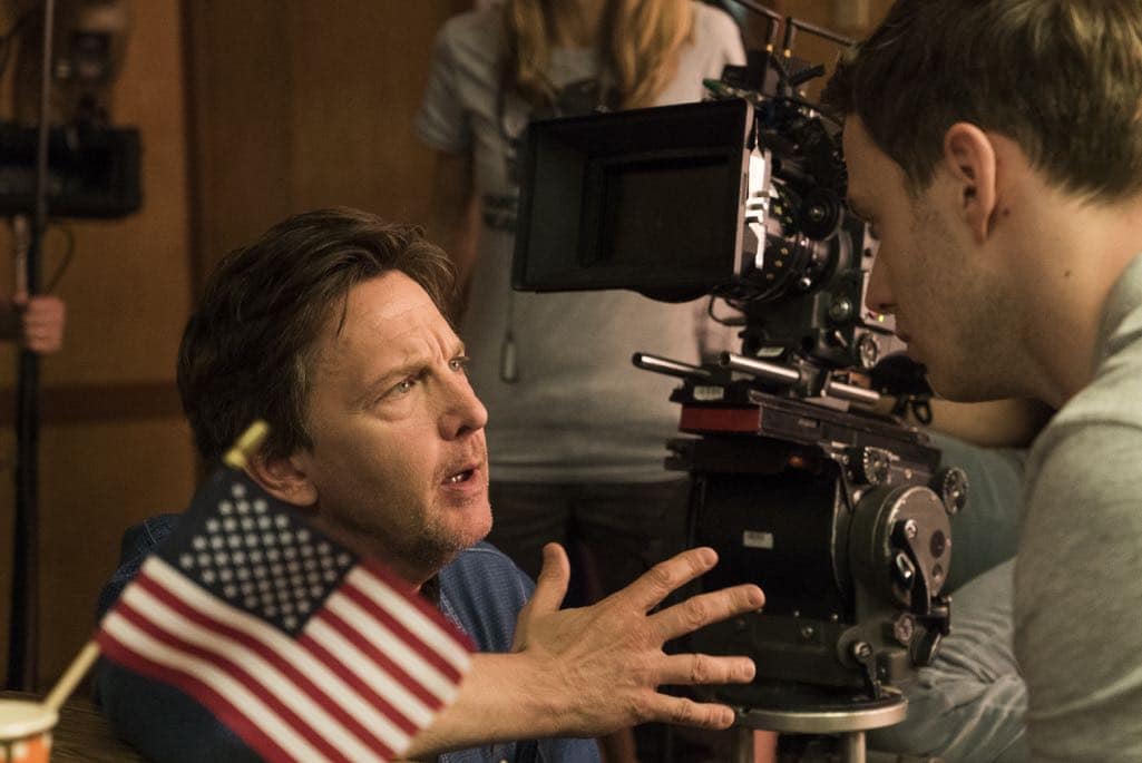 BTS, Director Andrew McCarthy - Halt and Catch Fire _ Season 3, Episode 5  - Photo Credit: Tina Rowden/AMC