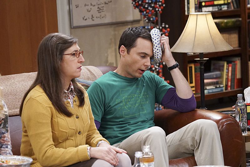 "The Geology Elevation" -- Pictured: Amy Farrah Fowler (Mayim Bialik) and Sheldon Cooper (Jim Parsons). When Bert (Brian Posehn), a Caltech geologist, wins the MacArthur Genius fellowship, Sheldon is overcome with jealousy. Also, Wolowitz finds an old remote control Stephen Hawking action figure he invented, on THE BIG BANG THEORY, Thursday, Nov. 17 (8:00-8:31 PM, ET/PT), on the CBS Television Network. Stephen Hawking returns to guest star as himself. Photo: Monty Brinton/CBS ÃÂ©2016 CBS Broadcasting, Inc. All Rights Reserved.