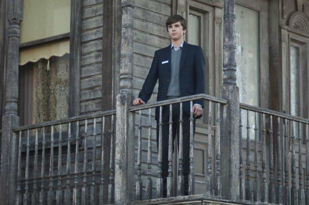 Freddie Highmore stars as Norman Bates in A&E's "Bates Motel." Photo by Sergei Bachlakov Copyright 2017 Freddie Highmore stars as Norman Bates in A&E's "Bates Motel." Photo by Sergei Bachlakov Copyright 2017