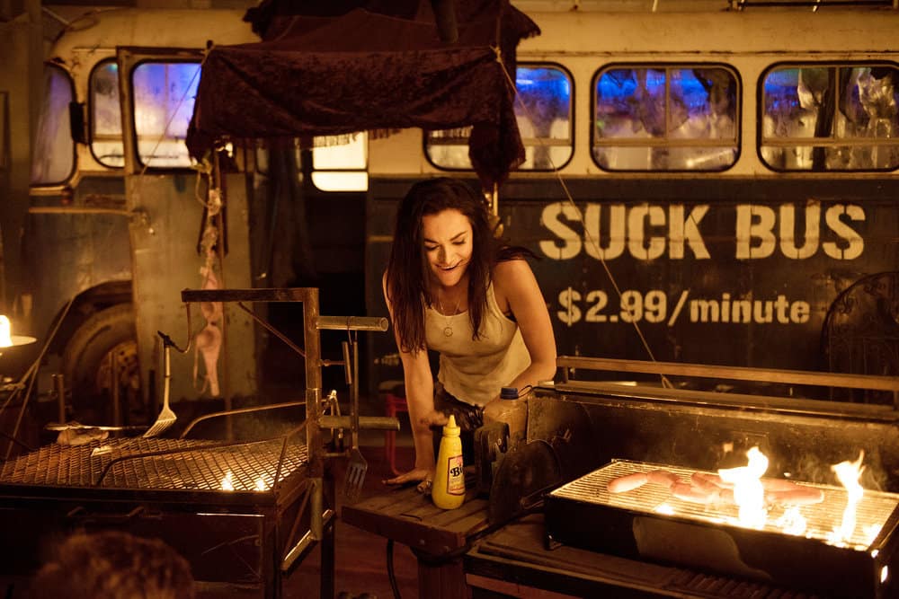 BLOOD DRIVE -- "Gentleman's Agreement" Episode 107 -- Pictured: Christina Ochoa as Grace BLOOD DRIVE -- "Gentleman's Agreement" Episode 107 -- Pictured: Christina Ochoa as Grace