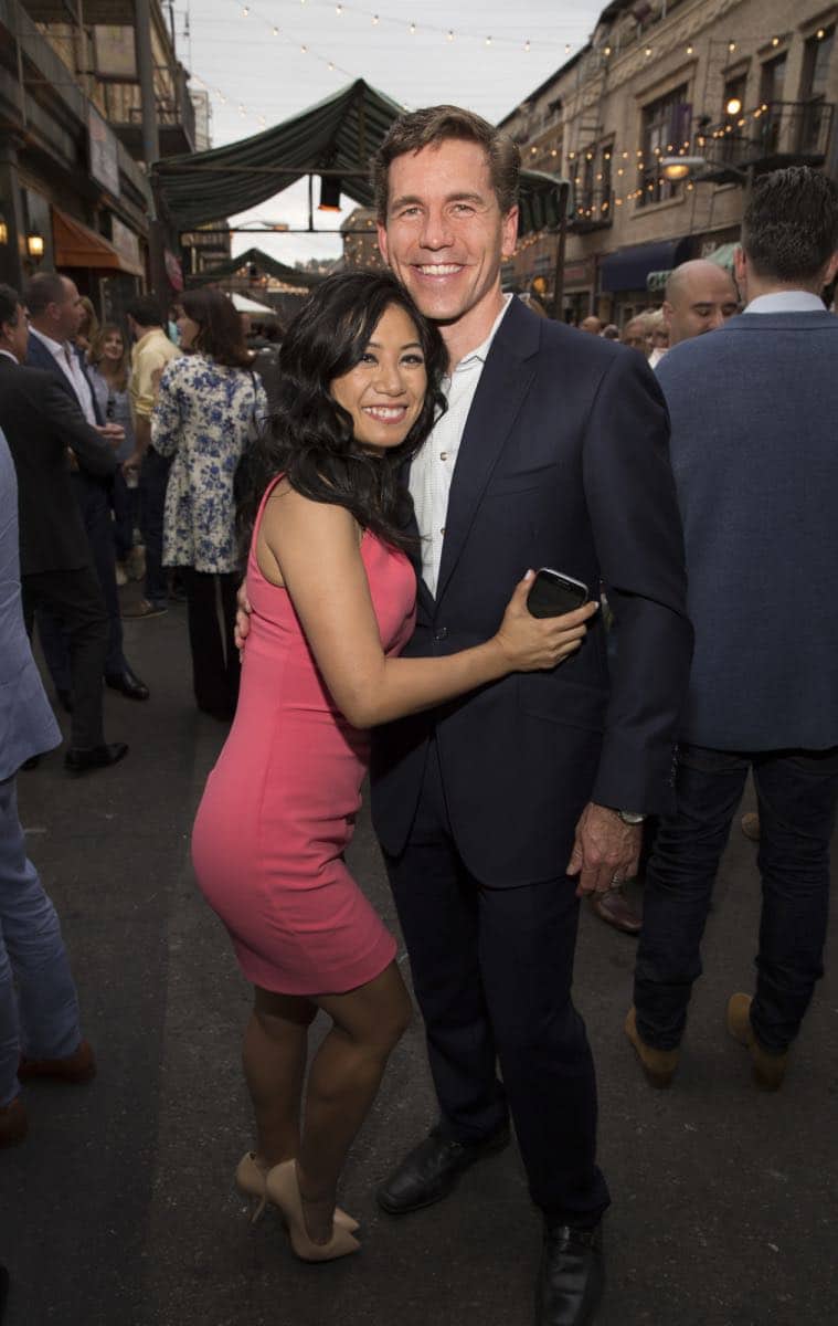 Liza Lapira and Brian Dietzen at the CBS Summer Soirée for the annual TCA press tour, held on August 1, 2017 in Los Angeles, CA. Photo: Jon Endow/CBS é2017 Broadcasting Inc. All Rights Reserved
