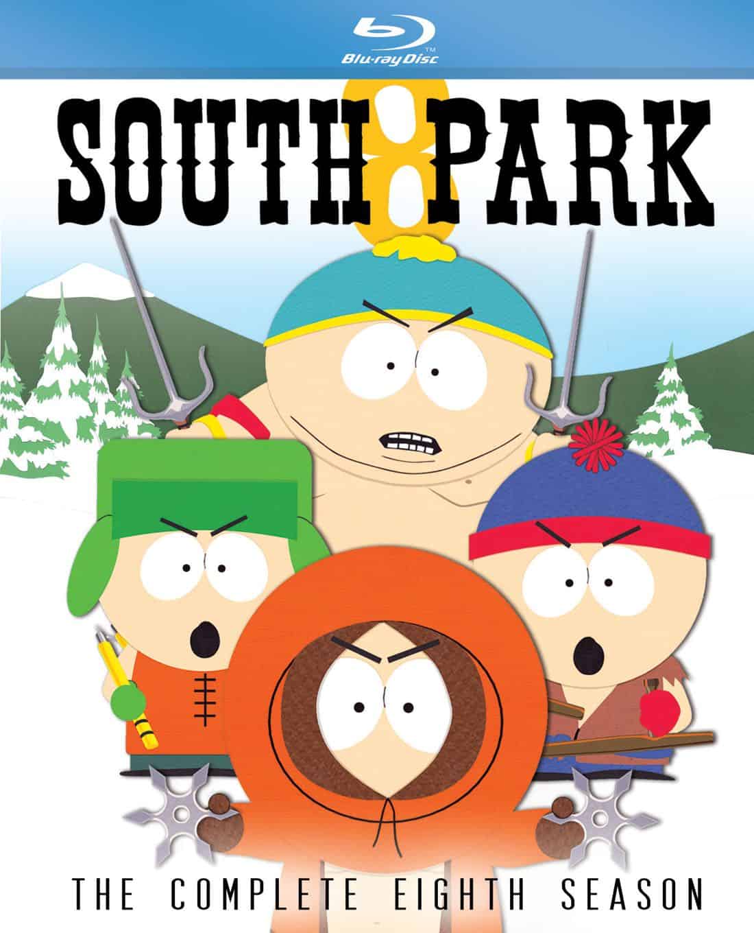 SOUTH PARK Seasons 6-11 Blu-ray Prize Pack Giveaway 4 SP S8 BD Flat