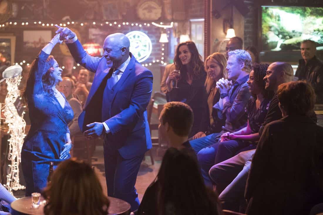 GREYS ANATOMY - "Harder, Better, Faster, Stronger" - April is in charge of the new Grey Sloan Surgical Innovation Contest, and the doctors are eager to start their projects. Meanwhile, Catherine's old friend has a shocking idea for Catherine and Jackson; and Meredith treats a returning patient who inspires her project, on "Grey's Anatomy," THURSDAY, FEB. 8 (8:00-9:00 p.m. EST), on The ABC Television Network. (ABC/Mitch Haaseth) DEBBIE ALLEN, JAMES PICKENS JR., STEFANIA SPAMPINATO, JESSICA CAPSHAW, KEVIN MCKIDD, KELLY MCCREARY, JESSE WILLIAMS