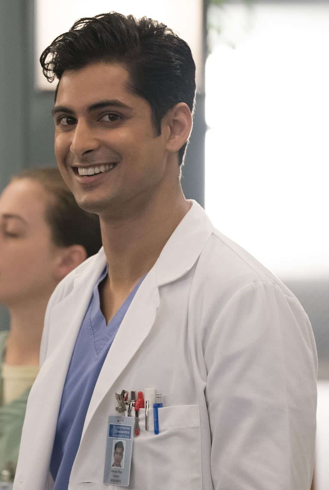 GREY'S ANATOMY - "You Really Got a Hold on Me" - Seattle firefighters Ben Warren and Andy Herrera head to Grey Sloan after rescuing two boys that are injured in a house fire. With one of the boys' lives literally in Andy's hands, her skills are put to the test. Meanwhile, the doctors are hard at work on their projects for the Grey Sloan Surgical Innovation Contest; and Amelia brings Tom Koracick in to consult on her and Alex's patient, on a special, TGIT Crossover Event episode of "Grey's Anatomy," THURSDAY, MARCH 1 (8:00-9:00 p.m. EST), on The ABC Television Network. (ABC/Mitch Haaseth) RUSHI KOTA