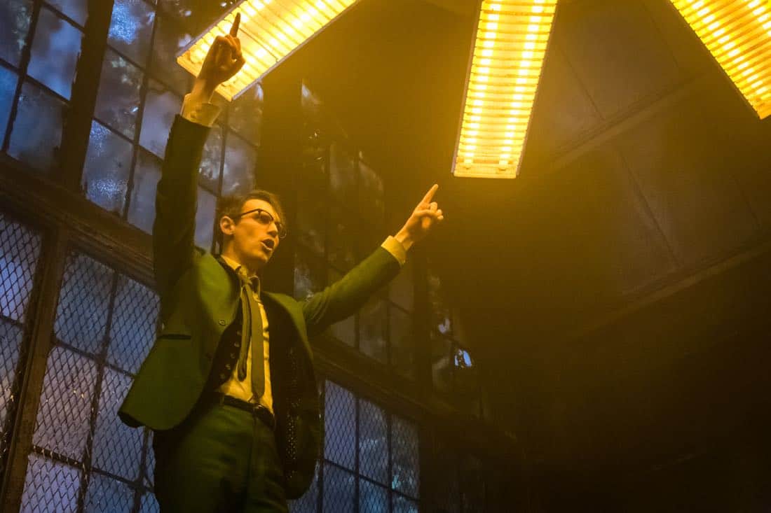 GOTHAM: Cory Michael Smith in the “Pieces Of A Broken Mirror” spring premiere episode of GOTHAM airing Thursday, Mar. 1 (8:00-9:00 PM ET/PT) on FOX.  ©2018 Fox Broadcasting Co. Cr: Jeff Neumann/FOX