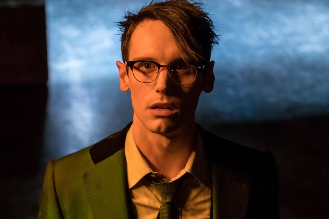 GOTHAM: Cory Michael Smith in the “Pieces Of A Broken Mirror” spring premiere episode of GOTHAM airing Thursday, Mar. 1 (8:00-9:00 PM ET/PT) on FOX.  ©2018 Fox Broadcasting Co. Cr: Jeff Neumann/FOX