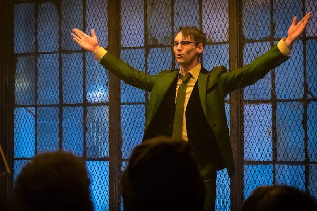 GOTHAM: Cory Michael Smith in the “Pieces Of A Broken Mirror” spring premiere episode of GOTHAM airing Thursday, Mar. 1 (8:00-9:00 PM ET/PT) on FOX.  ©2018 Fox Broadcasting Co. Cr: Jeff Neumann/FOX