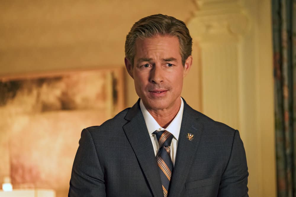 TAKEN -- "Charm School" Episode 206 -- Pictured: Sebastian Spence as Senator Warren -- (Photo by Jan Thijs/NBC)