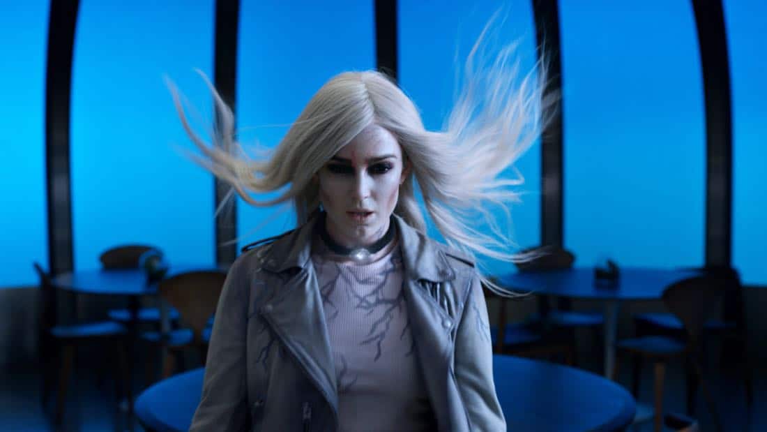 DC's Legends of Tomorrow -- "Necromancing the Stone" -- Image Number: LGN315c_0001b.jpg -- Pictured: Caity Lotz as Death Witch -- Photo: The CW -- ÃÂ© 2018 The CW Network, LLC. All Rights Reserved.