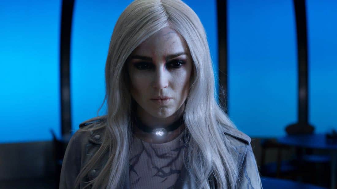 DC's Legends of Tomorrow -- "Necromancing the Stone" -- Image Number: LGN315c_0001b.jpg -- Pictured: Caity Lotz as Death Witch -- Photo: The CW -- ÃÂ© 2018 The CW Network, LLC. All Rights Reserved.