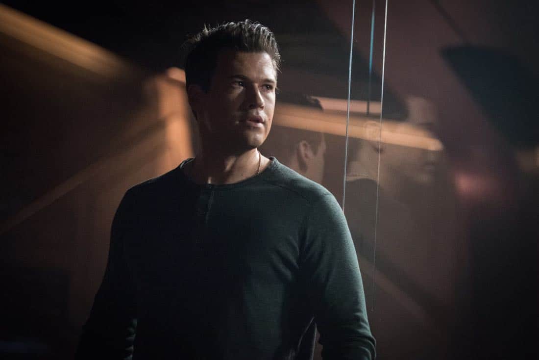 DC's Legends of Tomorrow -- "Necromancing the Stone" -- Image Number: LGN315a_0314b.jpg -- Pictured: Nick Zano as Nate Heywood/Steel -- Photo: Dean Buscher/The CW -- ÃÂ© 2018 The CW Network, LLC. All Rights Reserved.