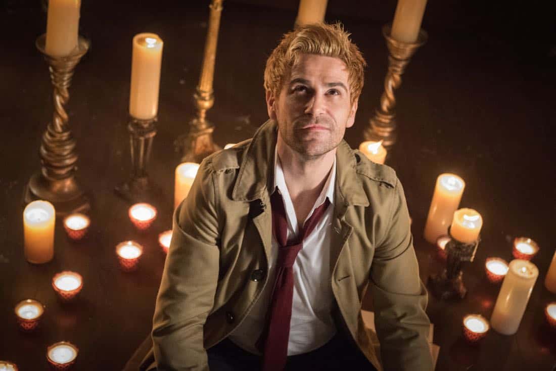 DC's Legends of Tomorrow -- "Necromancing the Stone" -- Image Number: LGN315b_0294.jpg -- Pictured: Matt Ryan as Constantine -- Photo: Dean Buscher/The CW -- ÃÂ© 2018 The CW Network, LLC. All Rights Reserved.