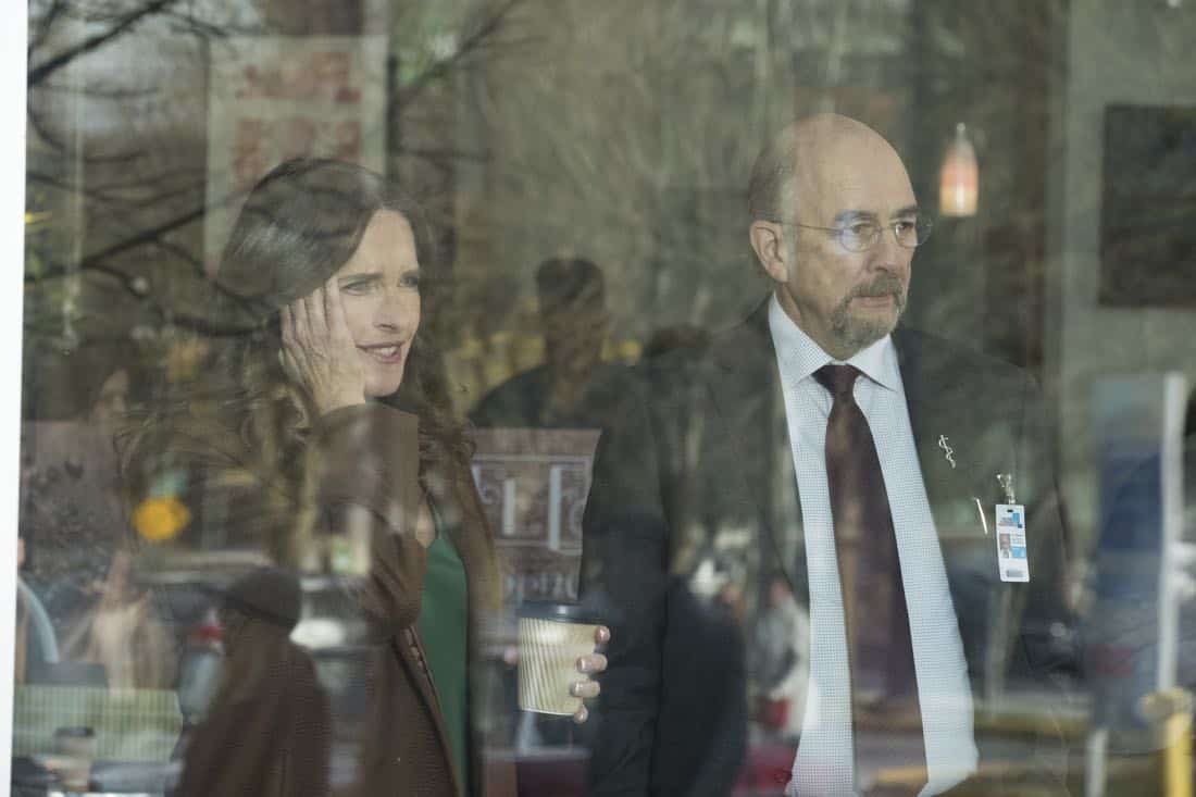 THE GOOD DOCTOR - "Smile" - Dr. Shaun Murphy questions the need for an elective surgery that will allow his young patient to smile for the first time. Meanwhile, Dr. Claire Brown and Dr. Morgan Reznick discover that their patient lied about her identity, on "The Good Doctor," MONDAY, MARCH 19 (10:00-11:00 p.m. EDT), on The ABC Television Network. (ABC/Jeff Weddell) SHEILA KELLEY, RICHARD SCHIFF