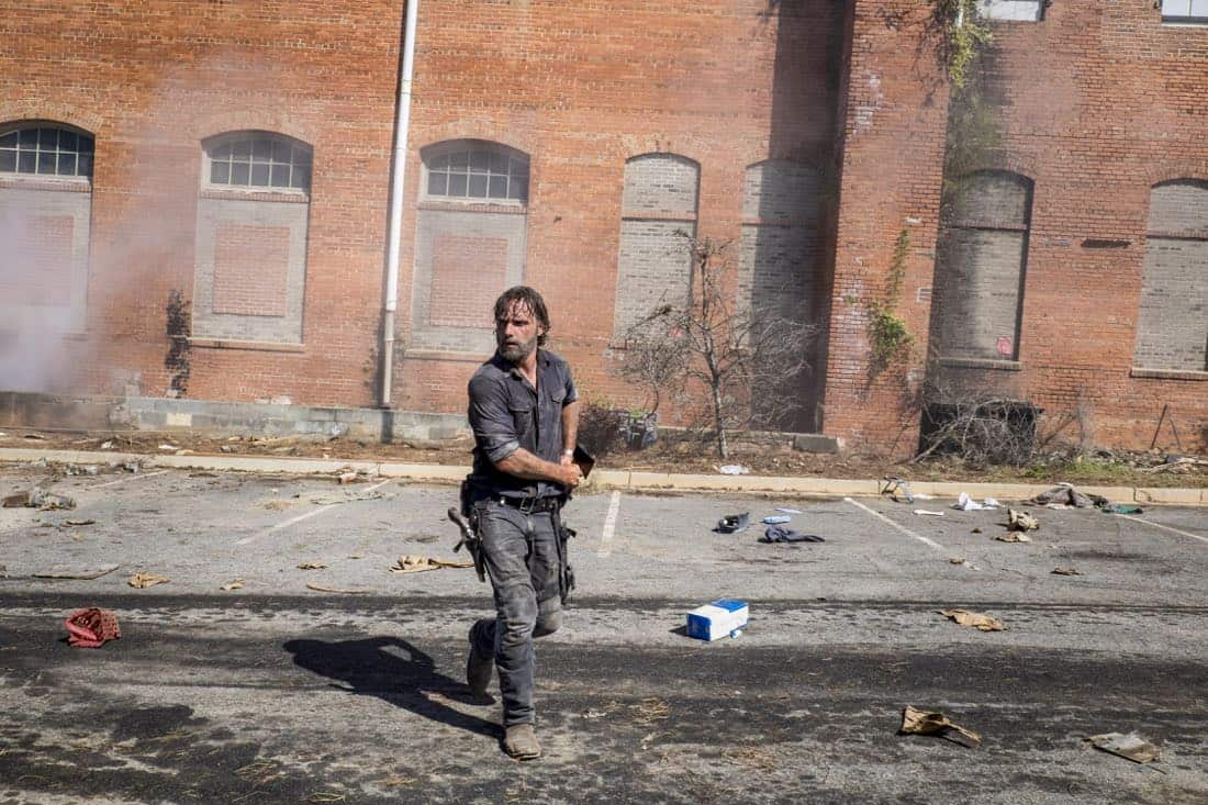 Andrew Lincoln as Rick Grimes - The Walking Dead _ Season 8, Episode 12 - Photo Credit: Gene Page/AMC Andrew Lincoln as Rick Grimes - The Walking Dead _ Season 8, Episode 12 - Photo Credit: Gene Page/AMC