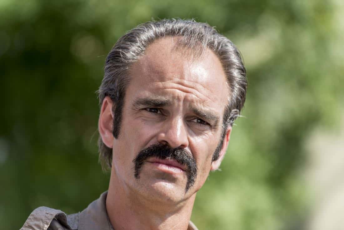 Steven Ogg as Simon - The Walking Dead _ Season 8, Episode 12 - Photo Credit: Gene Page/AMC Steven Ogg as Simon - The Walking Dead _ Season 8, Episode 12 - Photo Credit: Gene Page/AMC