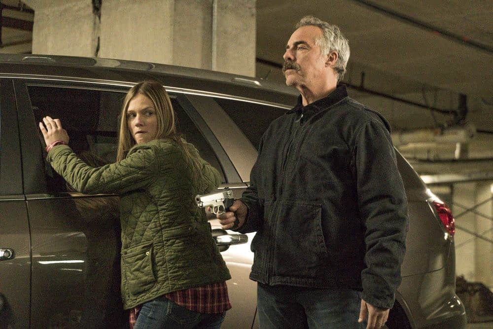 CHICAGO P.D. -- "Ghosts" Episode 518 -- Pictured: (l-r) Tracy Spiridakos as Hailey Upton, Titus Welliver as Ronald Booth -- (Photo by: Matt Dinerstein/NBC) CHICAGO P.D. -- "Ghosts" Episode 518 -- Pictured: (l-r) Tracy Spiridakos as Hailey Upton, Titus Welliver as Ronald Booth -- (Photo by: Matt Dinerstein/NBC)