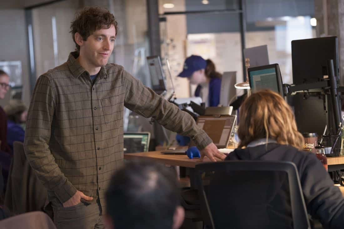 Episode 40 (season 5, episode 2), debut 4/1/18: Thomas Middleditch. photo: Ali Paige Goldstein/HBO