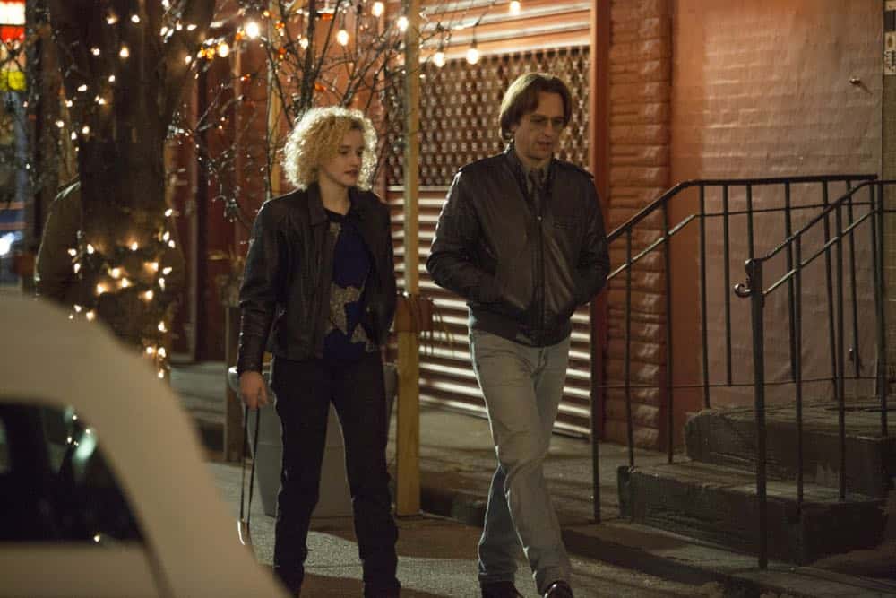THE AMERICANS Season 6 Episode 5 Photos The Great Patriotic War 4 THE AMERICANS -- "The Great Patriotic War" -- Season 6, Episode 5 (Airs Wednesday, April 25, 10:00 pm/ep) -- Pictured: (l-r) Julia Garner as Kimmy, Matthew Rhys as Philip Jennings. CR: Eric Liebowitz/FX