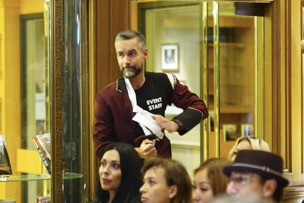 "Source" -- Jim Street debates whether or not his mother, Karen (Sherilyn Fenn), should live with him upon her prison release after Hondo and Chris warn him against it. Also, Hondo and the team are assigned to protect Irina Zemanova (Anya Monzikova), a high profile Russian journalist visiting Los Angeles, from being assassinated, on S.W.A.T., Thursday, April 26 (10:00-11:00, ET/PT) on the CBS Television Network. Pictured: Jay Harrington as David "Deacon" Kay. Photo: Monty Brinton/CBS. ÃÂ©2018 CBS Broadcasting, Inc. All Rights Reserved